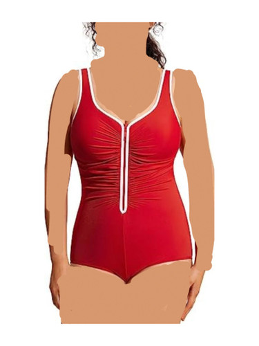 مایو شنا وارداتی کاپدار سایز بزرگ